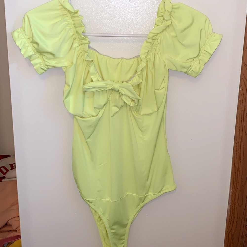 Boohoo Neon Bodysuit
